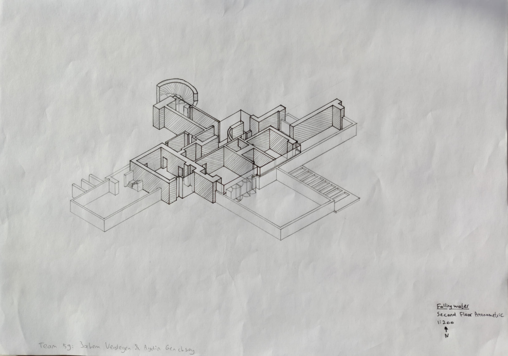 Axonometric view floor 2