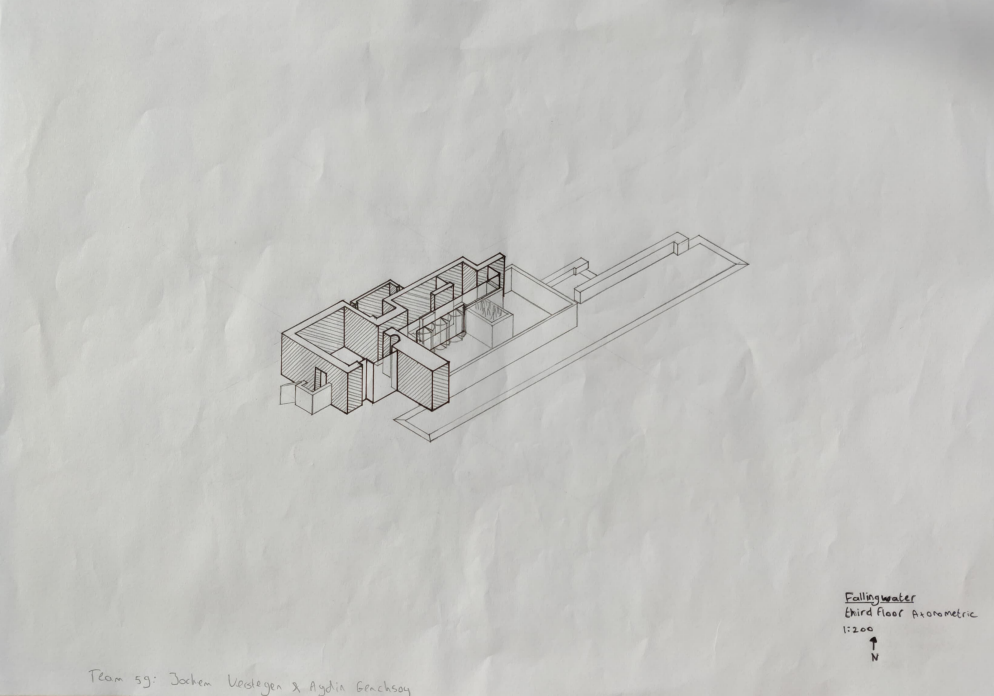 Axonometric view floor 3