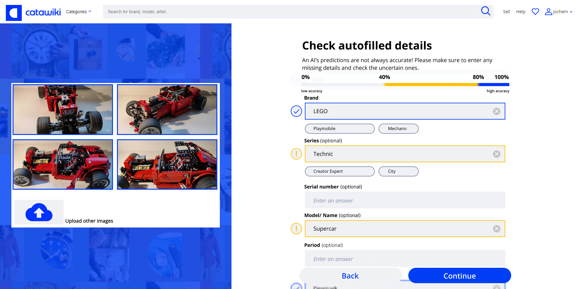 Autofill colors